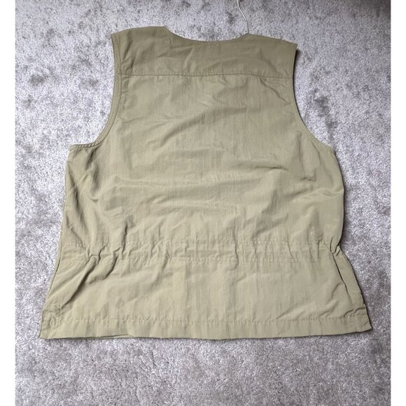 Royal Robbins Mens Khaki Utility Vest M Nylon Outdoor 8 Pockets - Picture 2 of 10